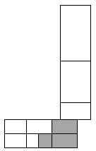 Grundriss des Gebäudekomplexes: Der graue Bereich ist die Wohnung